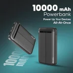 Toreto Power Rock Mini 10-000mAh Compact Powerbank | Pocket-Friendly Design | 22.5W Fast Charging | USB & Type-C Output | Power Delivery (PD) & Quick Charge (QC) | Compatible with iPhone- Android & More | Made in India
