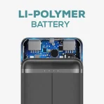 Toreto Power Rock Mini 10-000mAh Compact Powerbank | Pocket-Friendly Design | 22.5W Fast Charging | USB & Type-C Output | Power Delivery (PD) & Quick Charge (QC) | Compatible with iPhone- Android & More | Made in India - Image 2